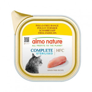Almo Nature HFC Sterilised Chicken konservi kaķiem Vista 85g